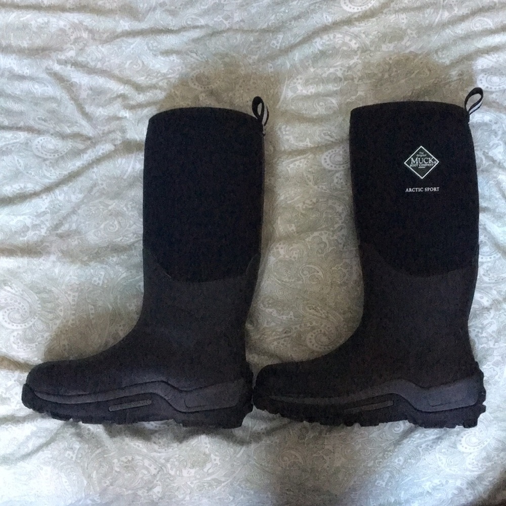 Muck Boot Arctic Sport Women's Black Winter & Rain Tall Boots